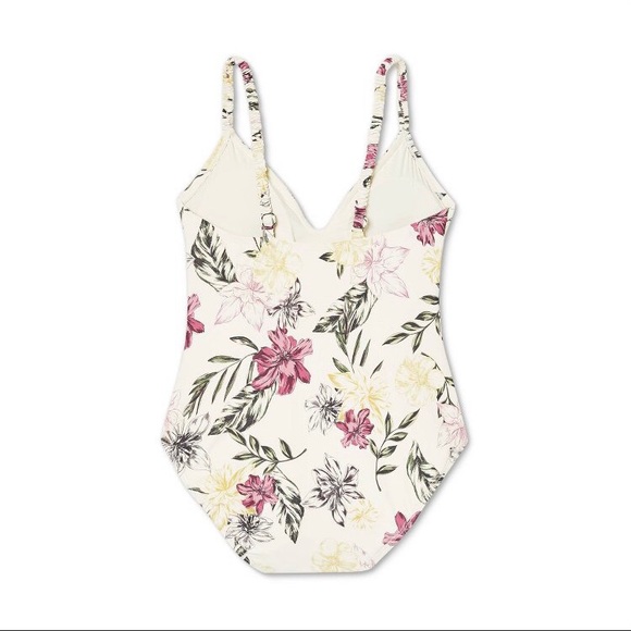 Floral maillot bathing suit - Picture 2 of 7